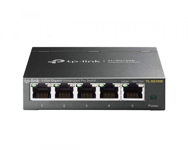 TP-Link Nätverksswitch TL-SG105E 5-Portar, Web Management, 1 Gbps