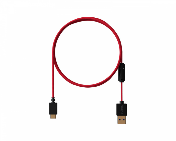 Pulsar USB-C Paracord Kabel - Röd