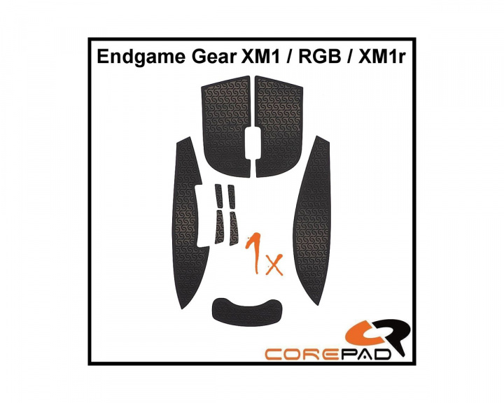 Corepad Grips till Endgame Gear XM1/XM1 RGB/XM1r/XM2w - Svart