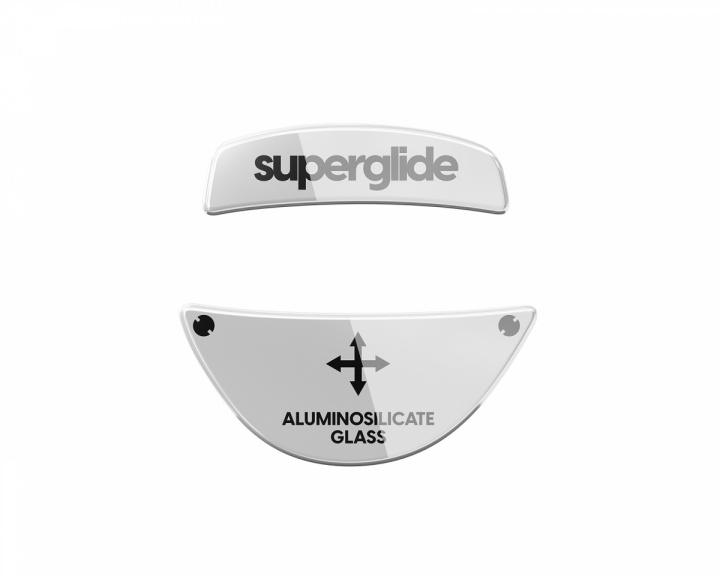 Superglide Glas Skates till Roccat Kone Pro/Pro Air - Vit