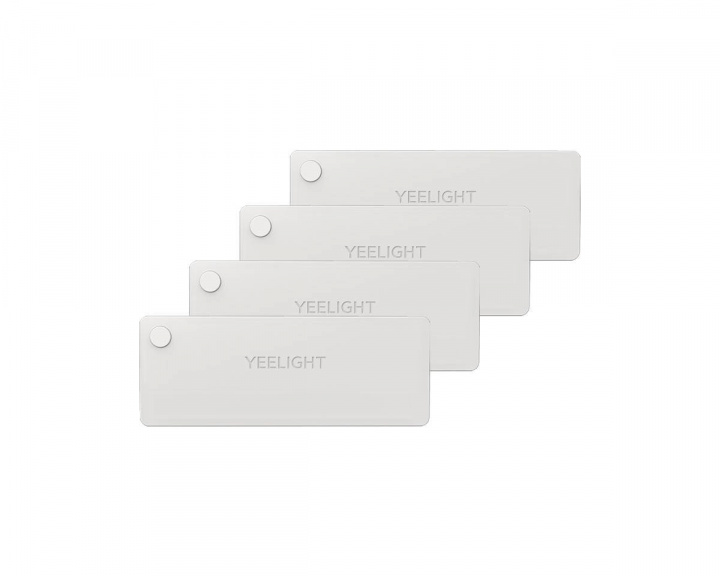 Yeelight LED Sensor Drawer Light, Rechargeable battery, USB-C, 4-pack - Vit Lådbelysning