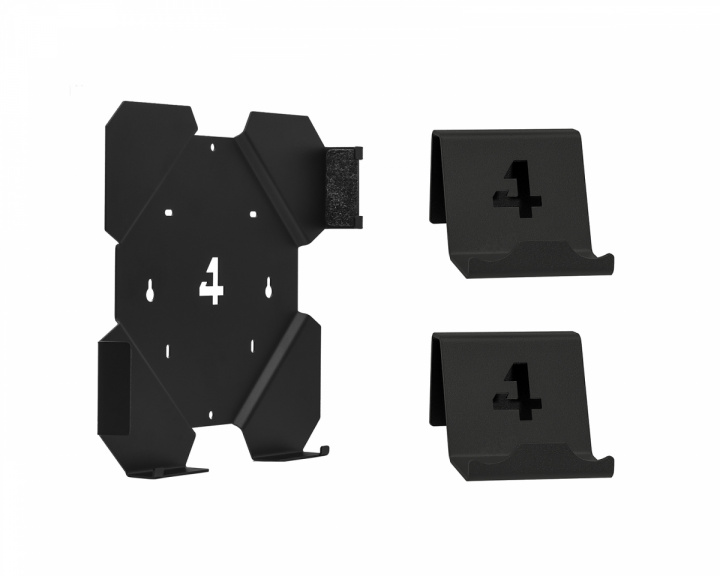 4mount Väggfäste Bundle för PS4 Slim - Svart