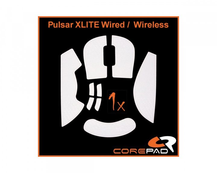 Corepad Soft Grips till Pulsar Xlite Wired/Xlite Wireless/Xlite V2 Wireless - Vit