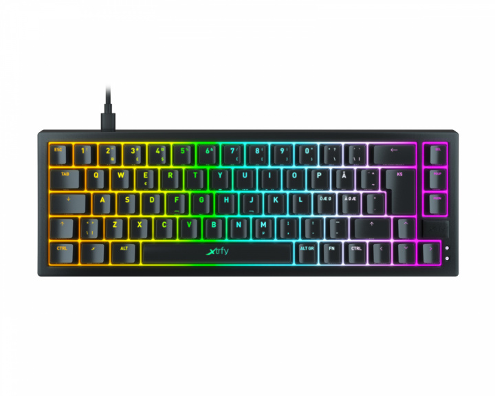 Cherry Xtrfy K5 RGB Compact Hotswap Gamingtangentbord [Kailh Red] - Svart