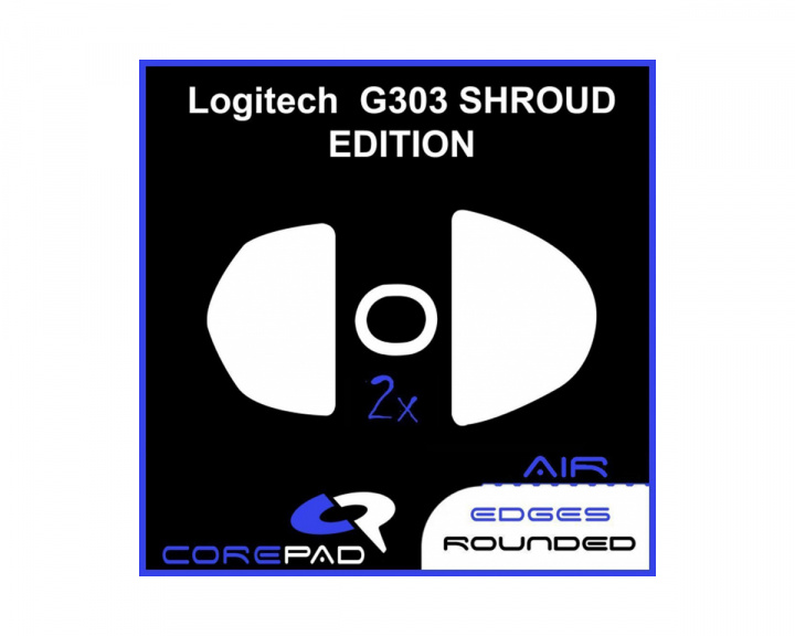 Corepad Skatez AIR till Logitech G303 Shroud Edition