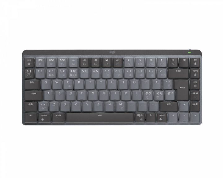 Logitech MX Mechanical Mini Trådlöst Low Profile Tangentbord [Tactile Quiet] - Graphite