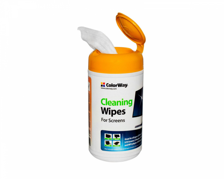 Colorway Cleaning Wipes 100 st - Rengöringsdukar för Skärmar