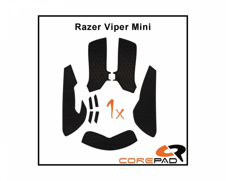 Corepad Soft Grips till Razer Viper Mini Series - Svart