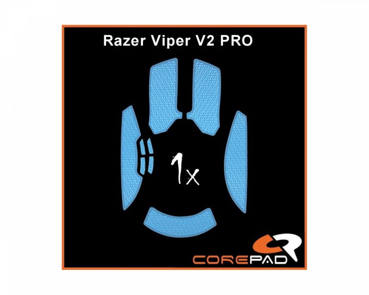 Corepad Soft Grips till Razer Viper V2 Pro Wireless - Blå