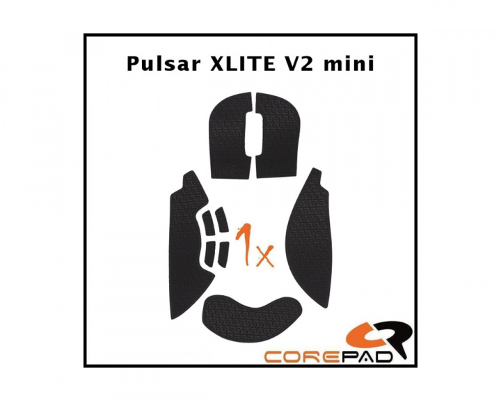 Corepad Soft Grips till Pulsar Xlite V2 mini Wireless - Svart