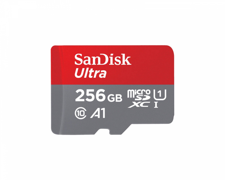 SanDisk Ultra microSDXC 256GB Minneskort - UHS-I U1, Class 10, A1 120MB/s