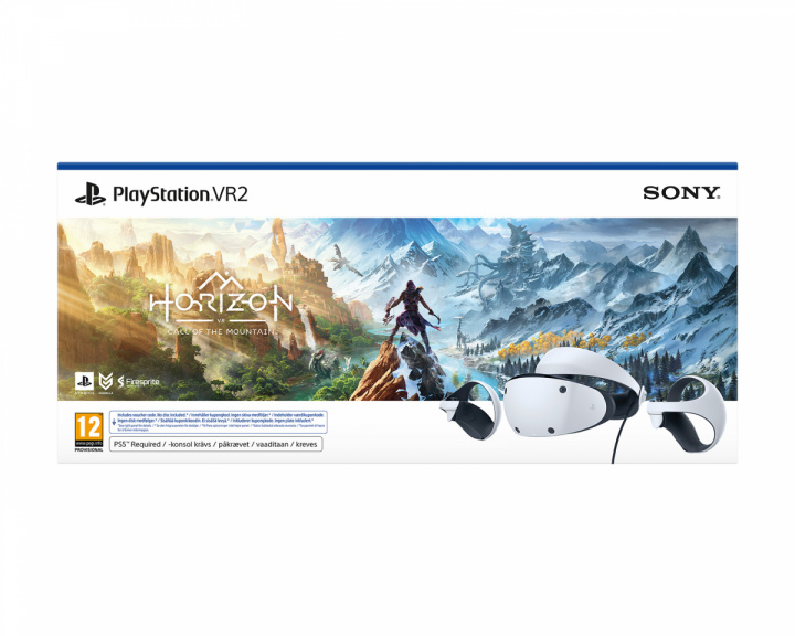 Sony Playstation VR2 (PS5) - VR Headset 4K - Horizon Call of the Mountain Bundle