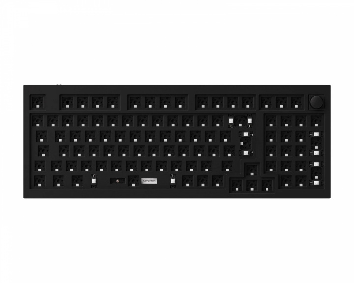 Keychron Q5 QMK 96% ISO Barebone Knob Version RGB Hot-Swap - Svart