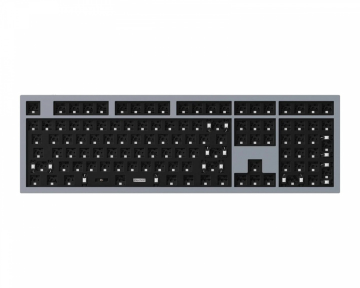 Keychron Q6 QMK Full Size ISO Barebone RGB Hot-Swap - Grå