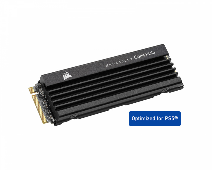 Corsair MP600 PRO LPX PCIe Gen4 x4 NVMe M.2 SSD för PS5/PC - 2TB