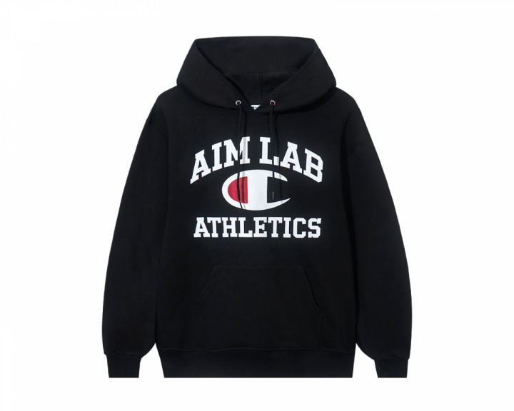 Aim Lab x Champion - Svart Hoodie - Small