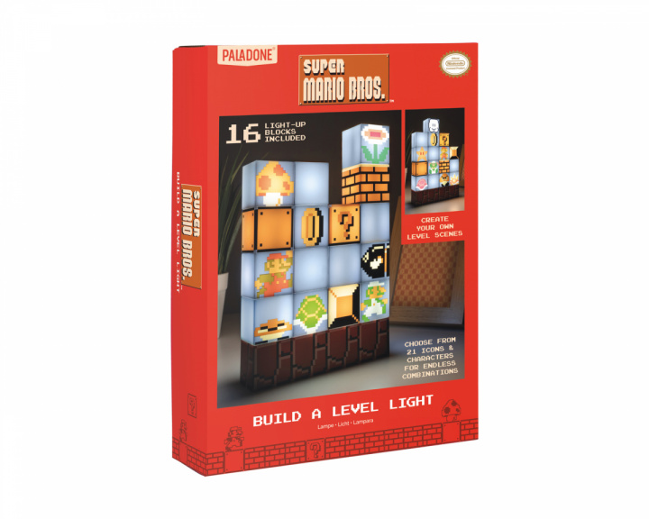 Paladone Super Mario Bros Build A Level Light - Super Mario Lampa