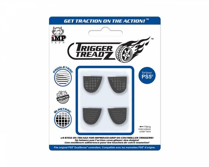 Trigger Treadz PS5 Trigger Treadz - Trigger Grips till PS5 Kontroll