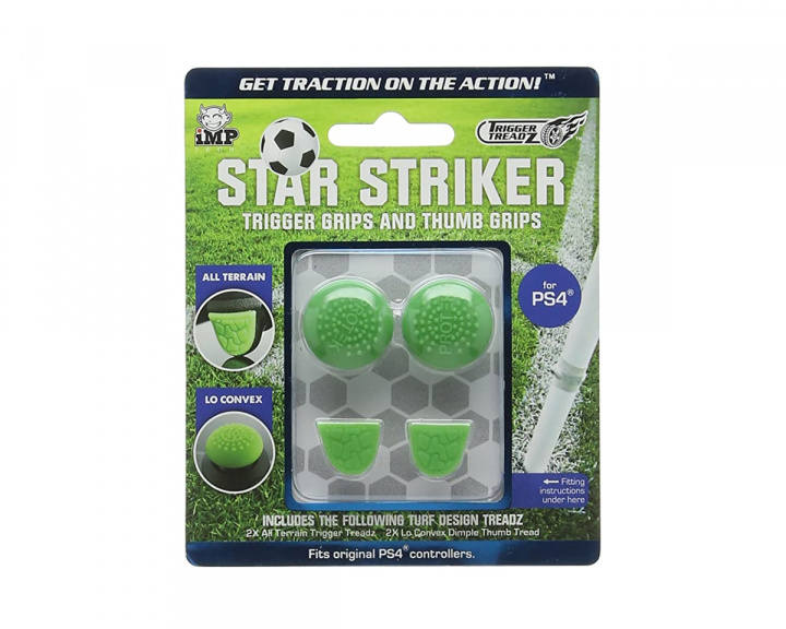 Trigger Treadz PS4 Star Striker Trigger & Thumb Grips - Grepp till PS4 Kontroll