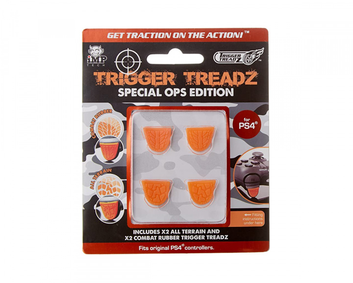 Trigger Treadz PS4 Special Ops Trigger Treadz - Trigger Grips till PS4 Kontroll