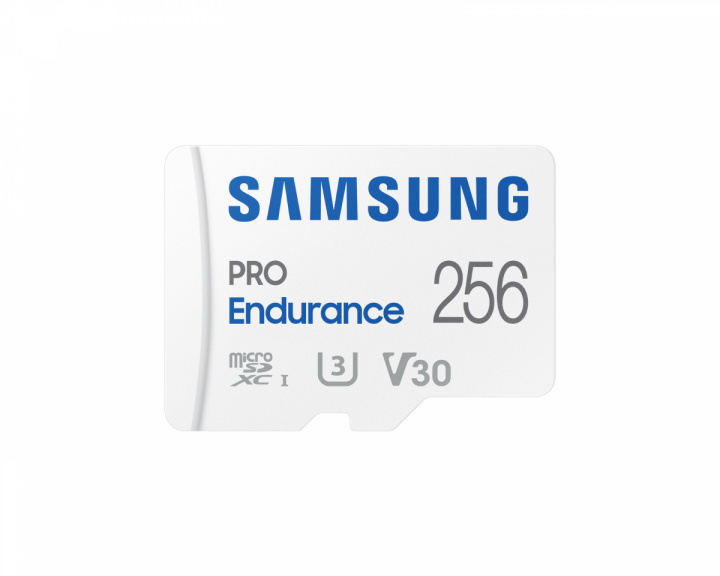 Samsung PRO Endurance microSDXC 256GB & SD Adapter - Minneskort