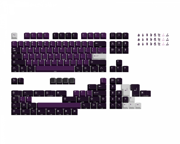 KBDfans PBTfans Purpurite Baskit