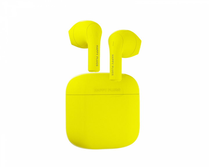 Happy Plugs Joy True Wireless Headphones - TWS In-Ear Hörlurar - Neon Gul