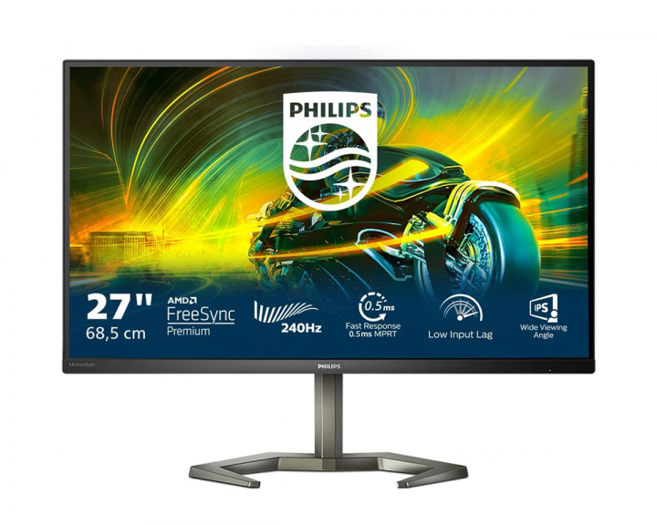 Philips Momentum 27” LED Gamingskärm 240Hz 1ms FHD IPS