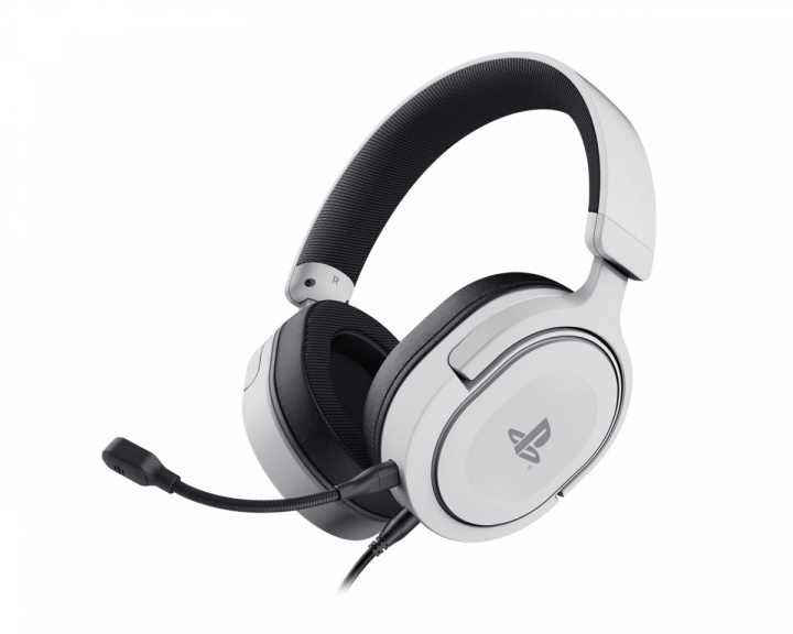 Trust GXT 498W Forta Headset till PS5, PS4 och PC - Vit