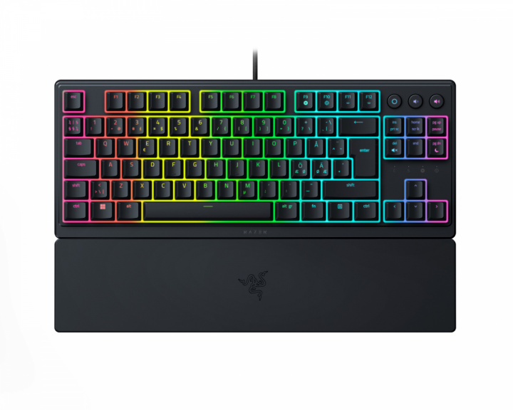 Razer Ornata V3 TKL Low Profile Gaming Tangentbord [Mecha Membrane Clicky] - Svart