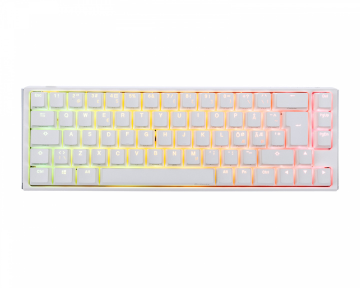 Ducky ONE 3 SF Pure White RGB Hotswap Tangentbord [MX Red]