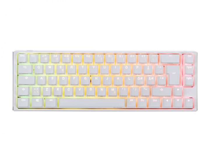 Ducky ONE 3 SF Pure White RGB Hotswap Tangentbord [MX Blue]