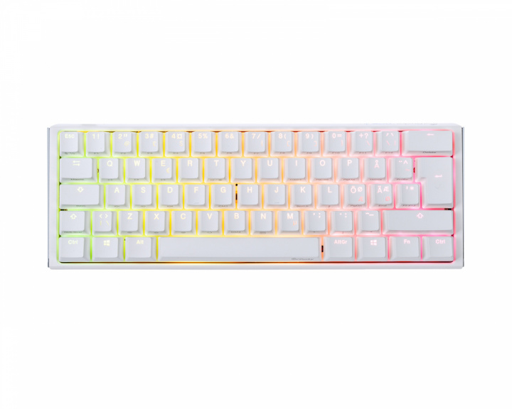 Ducky ONE 3 Mini Pure White RGB Hotswap Tangentbord [MX Silver]