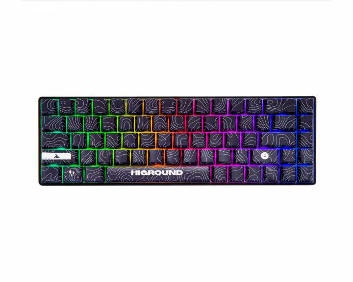 Higround BLACKICE Base 65 Hotswap Gaming Tangentbord - ANSI [White Flame]