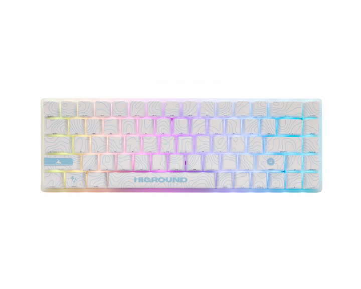 Higround SKYSTONE Base 65 Hotswap Gaming Tangentbord - ANSI [White Flame]