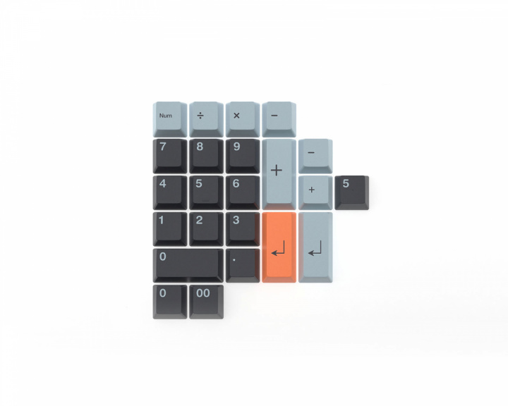 AlohaKB ePBT Flaming Ice - Numpad kit