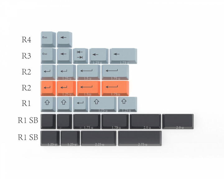 AlohaKB ePBT Flaming Ice - 40s kit