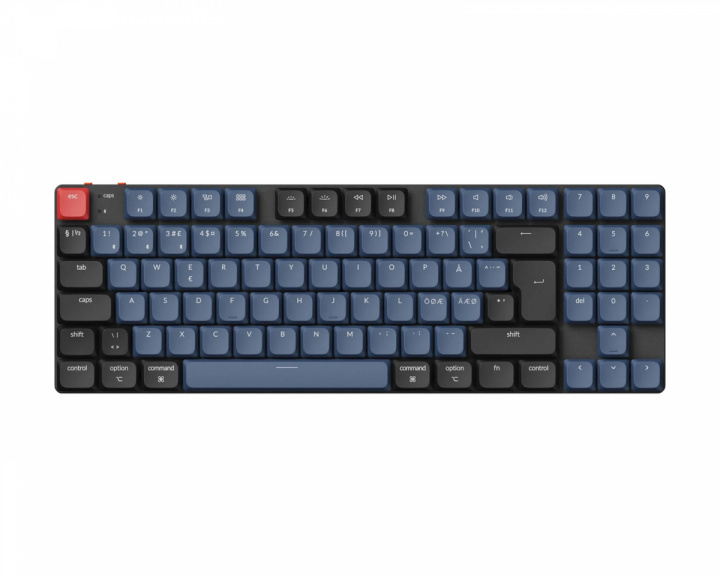 Keychron K13 Pro Low Profile Trådlöst Tangentbord RGB Aluminium [Gateron G Pro Red]