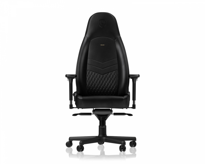 noblechairs ICON Real Leather - Svart / Svart