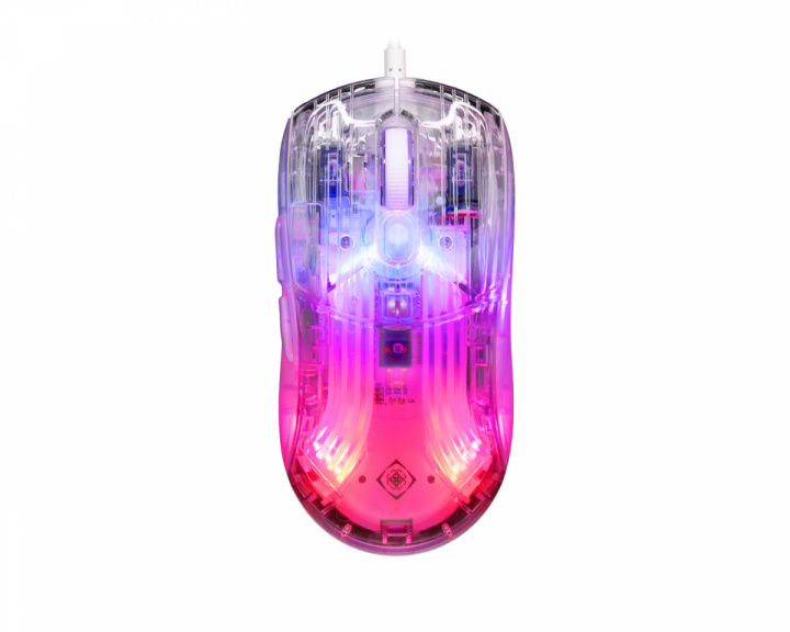 Deltaco Gaming DM330 Transparent RGB Gamingmus