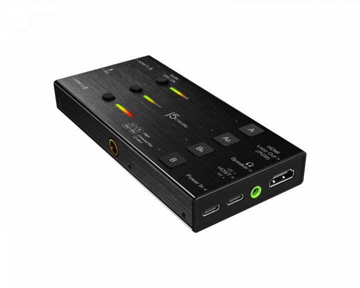 j5create Dual HDMI Video Capture, 2 HDMI till USB-C med Strömförsörjning 60W