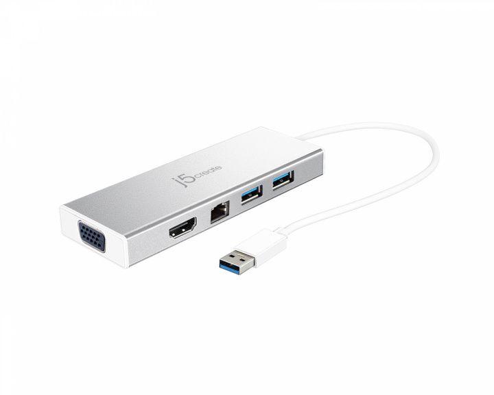 j5create Dual-Monitor USB 3.0 Mini Dockningsstation