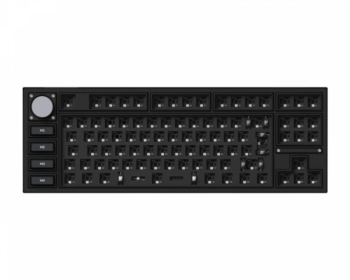 Keychron Q3 Pro QMK TKL RGB Backlight ISO Knob Version - Barebone - Carbon Black