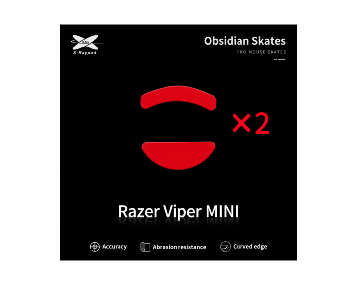 X-raypad Obsidian Mouse Skates till Razer Viper Mini
