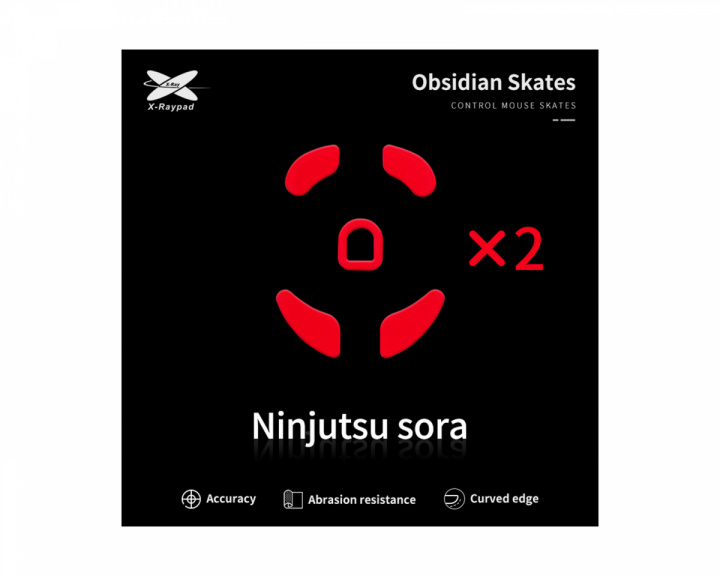 X-raypad Obsidian Mouse Skates till Ninjutso Sora