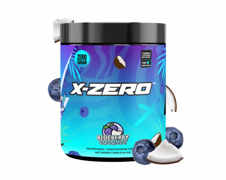 X-Gamer X-Zero Blueberry & Coconut - 100 Serveringar