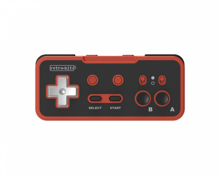 Retro-Bit Origin8 Wireless Controller, 2.4G Pad NS, Red & Black - Trådlös Kontroll