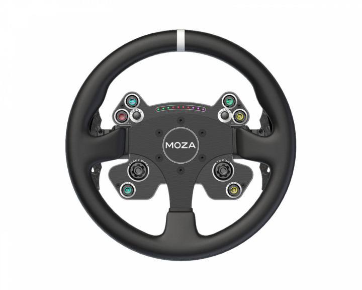 Moza Racing CS V2P Leather Steering Wheel - 33cm Ratt för Racing