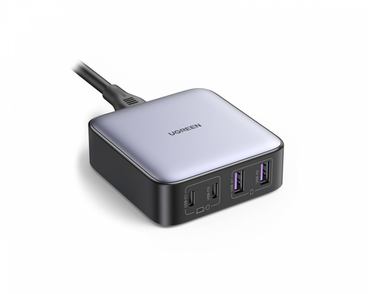 UGREEN Nexode 65W Desktop Charger (2xUSB-A + 2xUSB-C) - Multiladdare