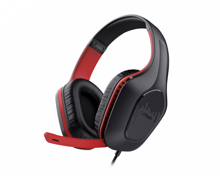 Trust GXT 415S Zirox Gaming Headset Switch - Svart/Röd